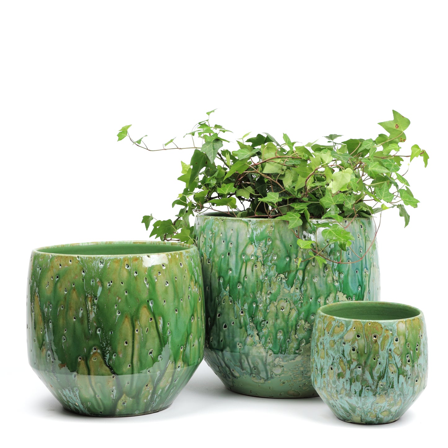 Marbled Emerald Planter Small
