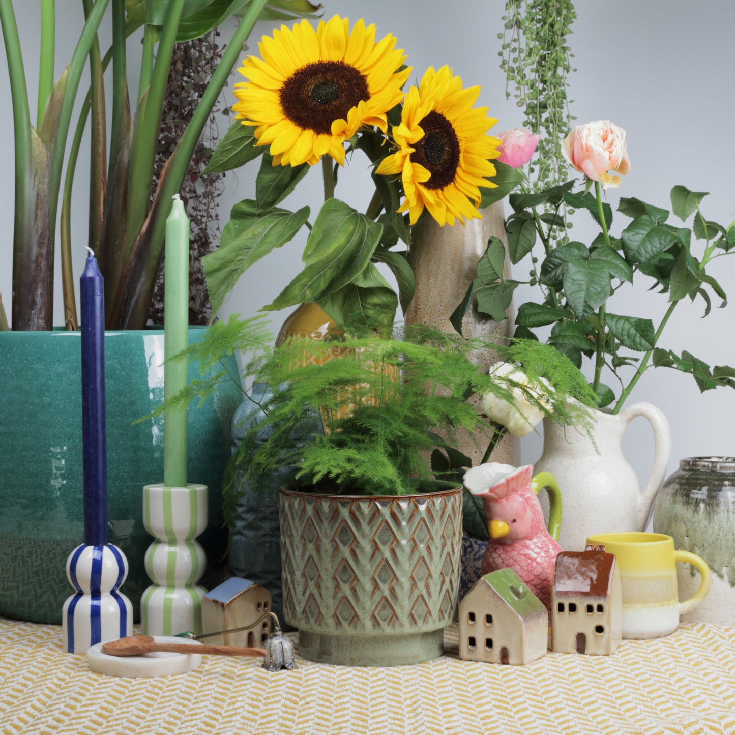 Fern Arrowhead Cylinder