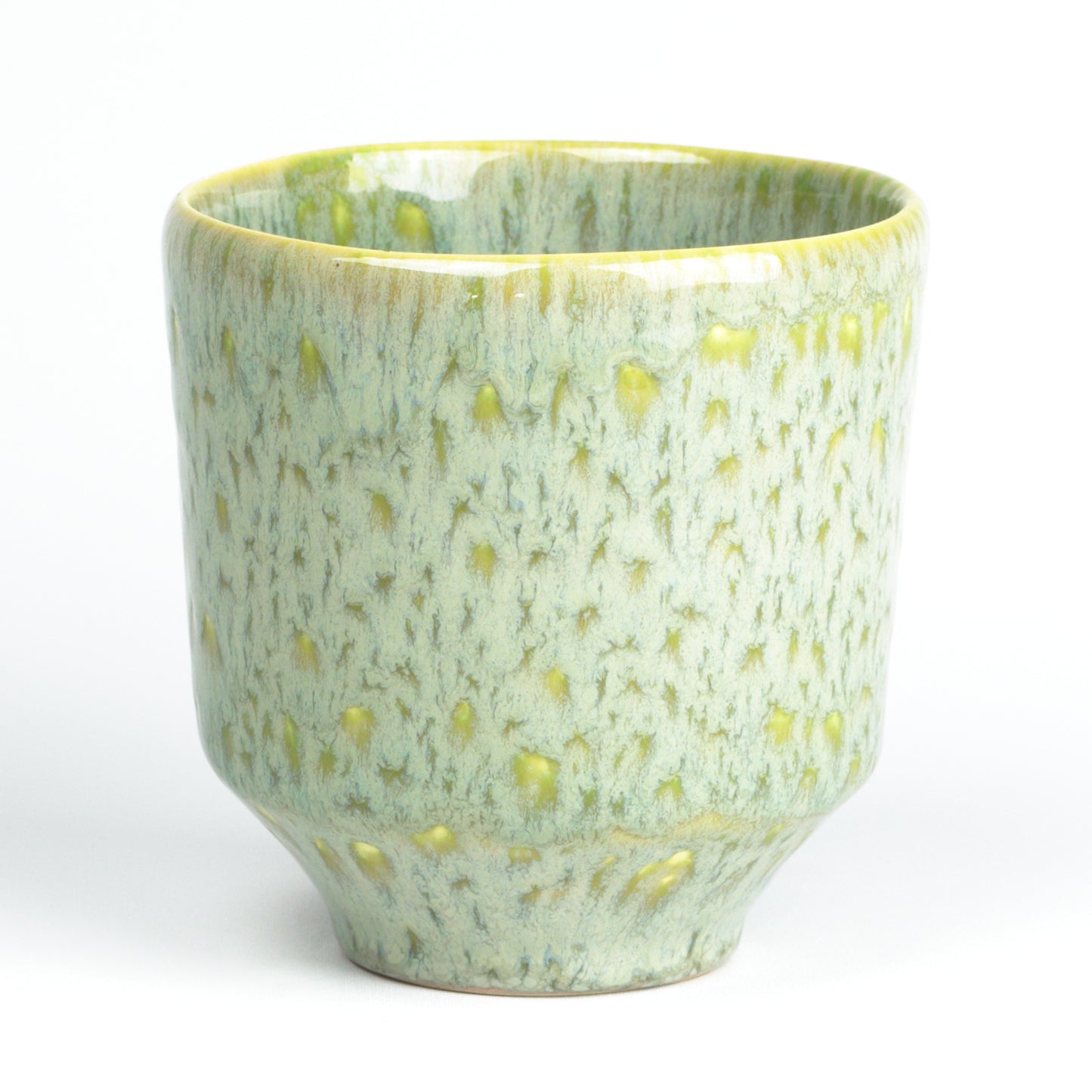 Glowing mint taper planter