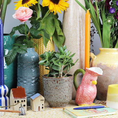 Chocolate tapered planter