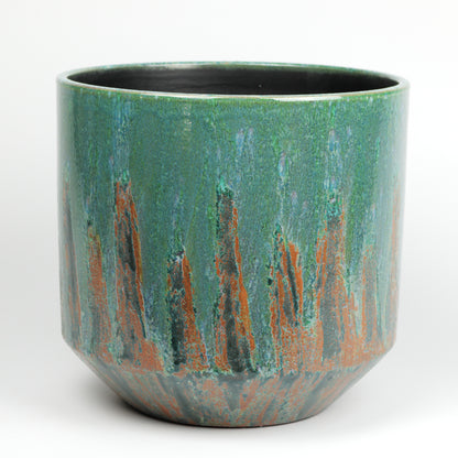 Teal Tapered Pot Large