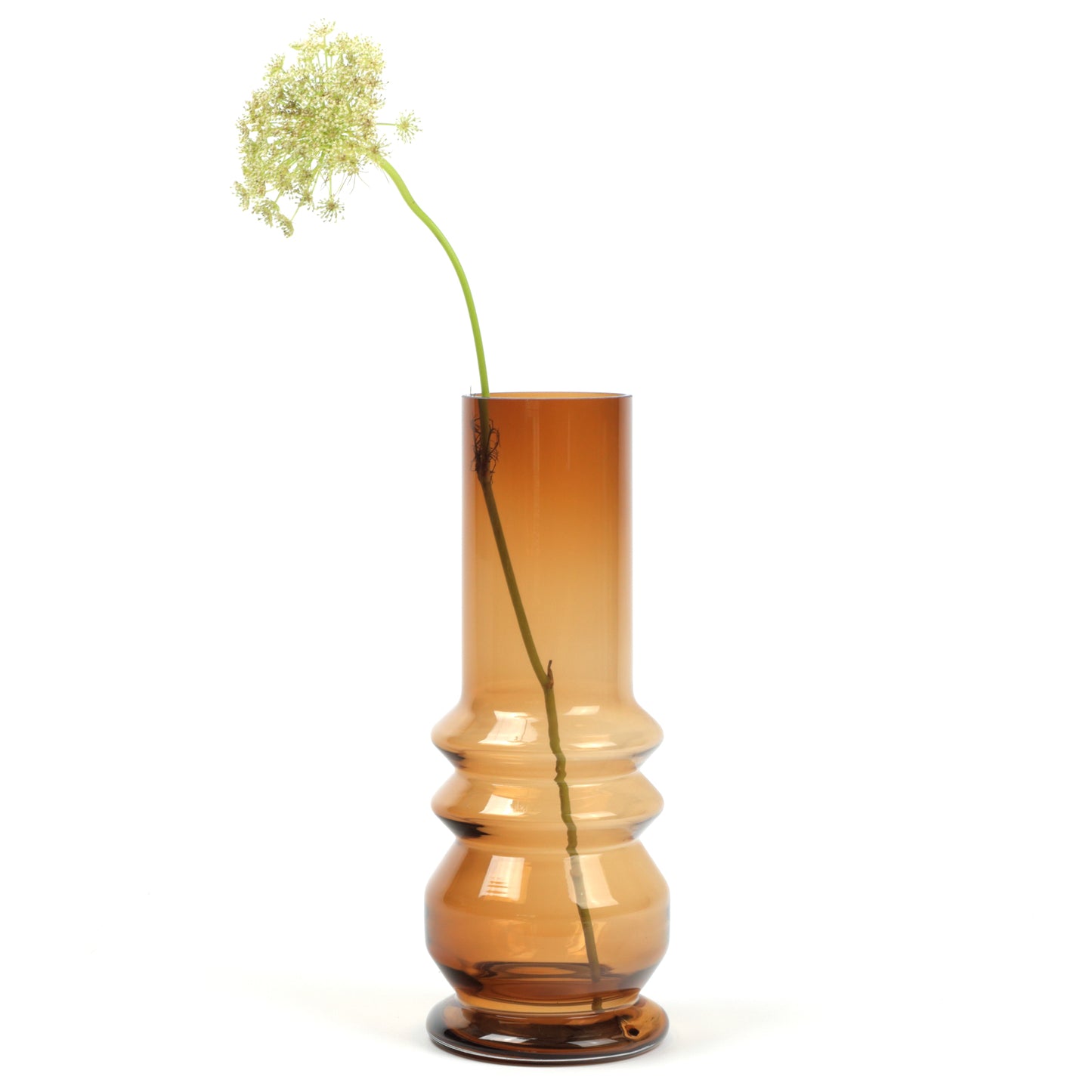 Amber Chimney Vase