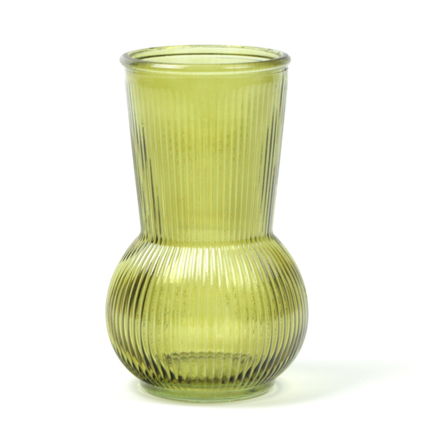 Bulbous Olive Vase