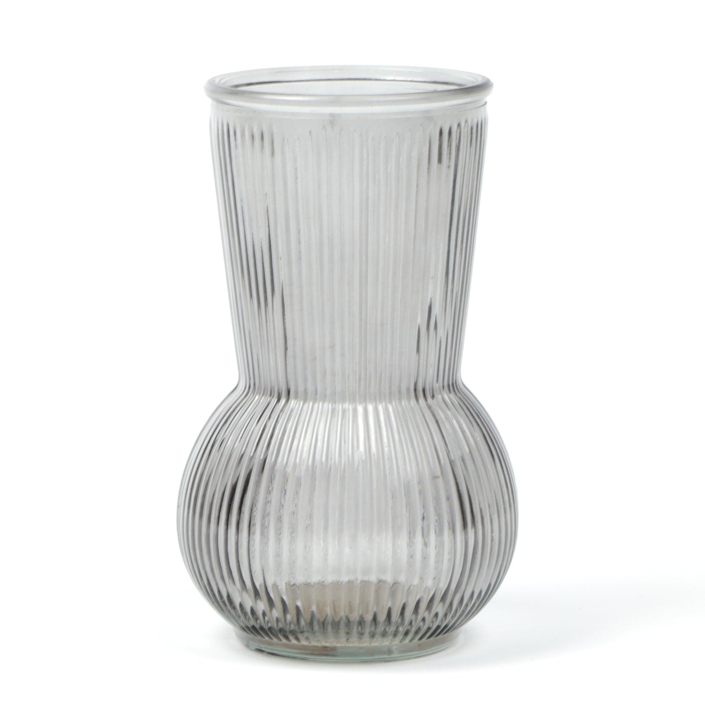 Bulbous Smoky Vase