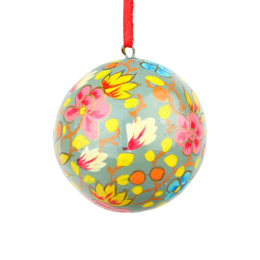 Glaucous Floral Bauble