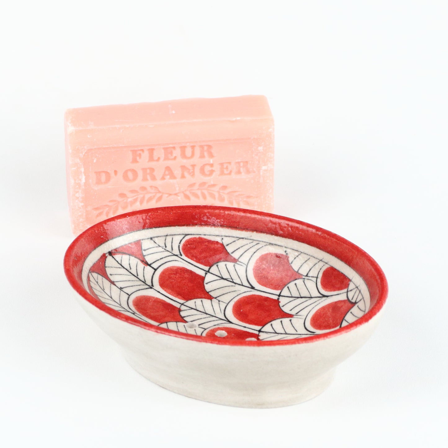 Red Soap Dish