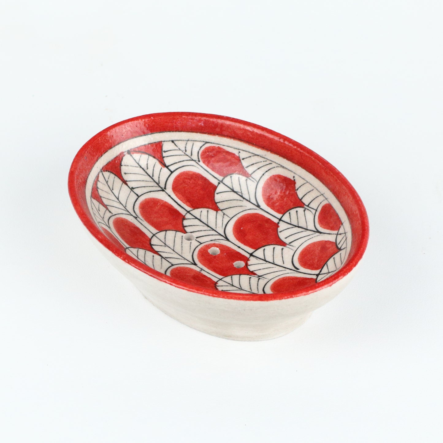 Red Soap Dish