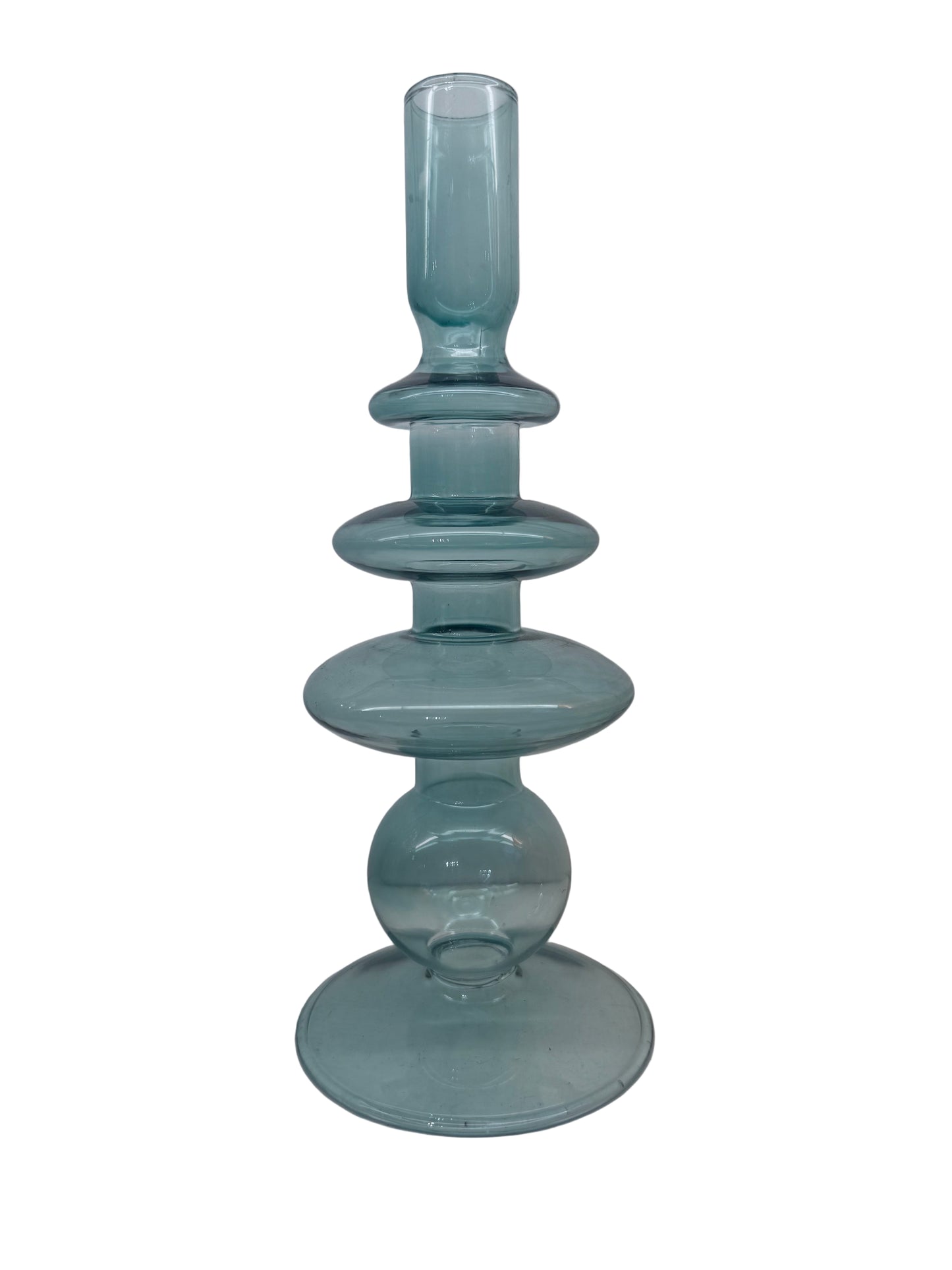 Triple Tier Jade Candlestick